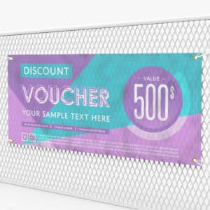 Custom 10oz mesh banner for outdoor advertising – 99banners