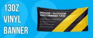 13oz vinyl banner, custom printed durable signage for outdoor and indoor use