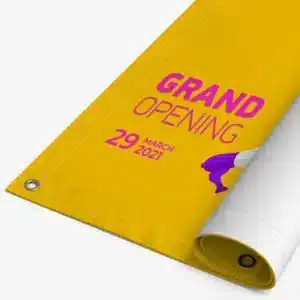 13oz Vinyl Banner with Grommets for Custom Outdoor Printing by 99banners