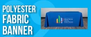 High-Quality Custom Polyester Fabric Print Banner by 99banners.com - Perfect for Indoor and Outdoor Use