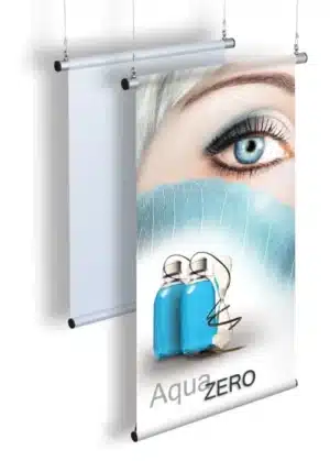 High-Quality Hanging Trapeze Bars for Sign Display from 99banners.com