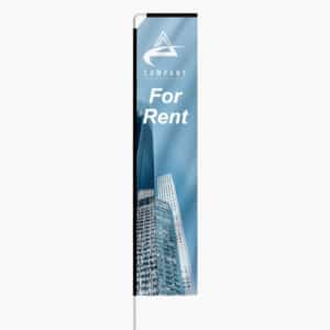 Custom Rectangle Flag – High-Impact Outdoor Business Banner | 99banners.com